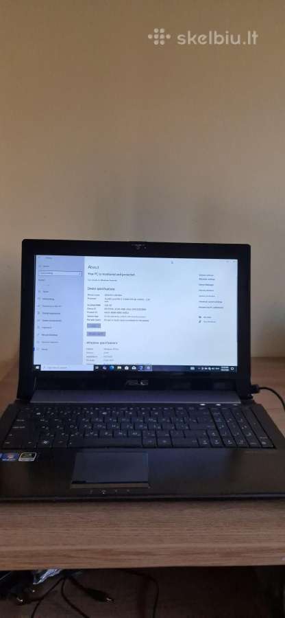 Asus N53s - nuotraukos Nr. 3