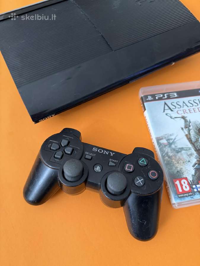 Playstation 3 Super Slim 500gb Black - nuotraukos Nr. 2