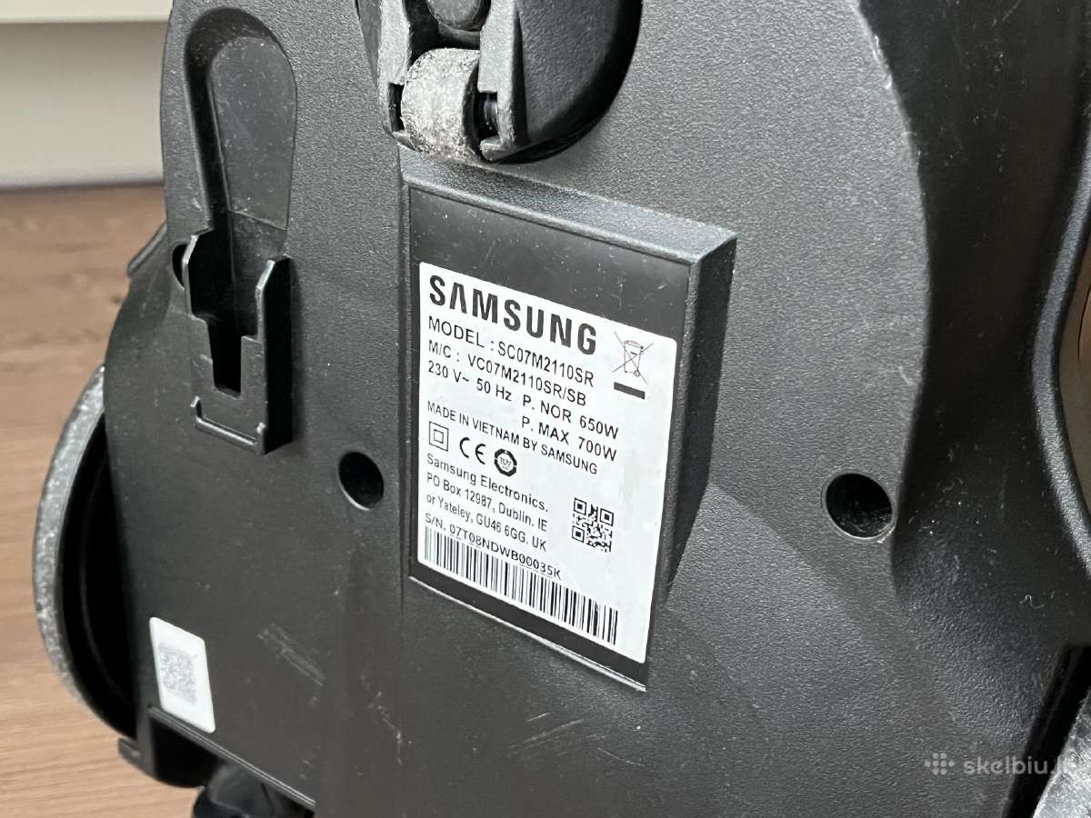 Samsung dulkių siurblys - nuotraukos Nr. 3