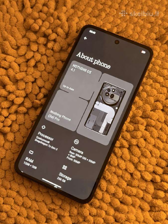 Nothing Phone (3a) Pro 256gb - nuotraukos Nr. 6