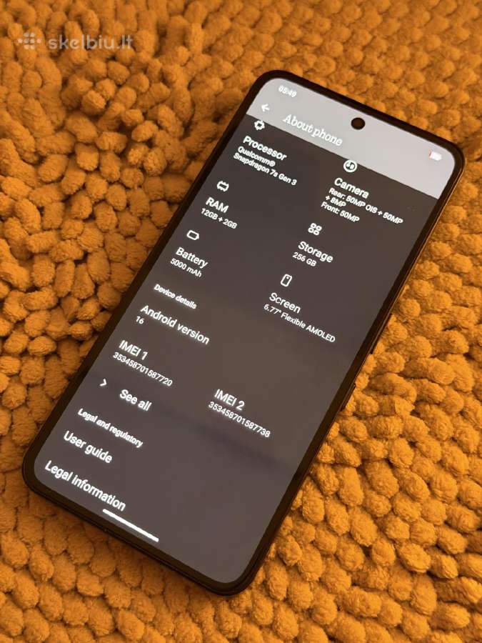 Nothing Phone (3a) Pro 256gb - nuotraukos Nr. 7