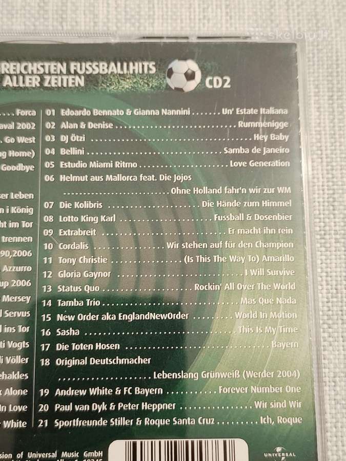Chart Show – Fussball hits (2 x CD) - nuotraukos Nr. 7
