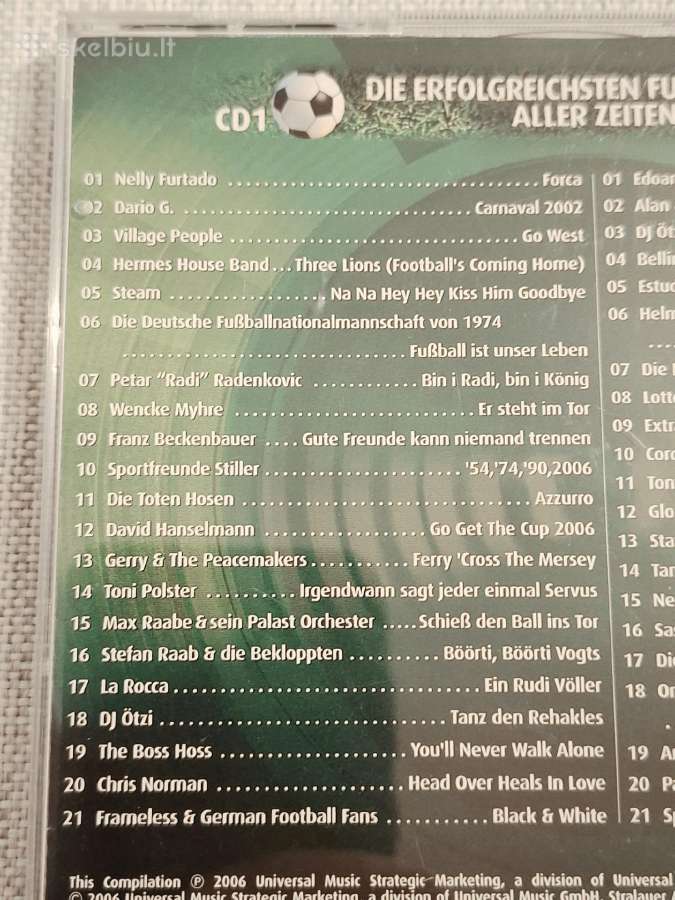 Chart Show – Fussball hits (2 x CD) - nuotraukos Nr. 6