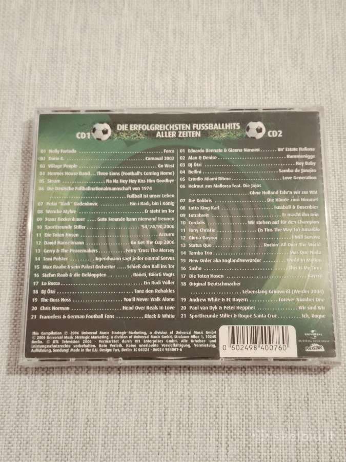 Chart Show – Fussball hits (2 x CD) - nuotraukos Nr. 5
