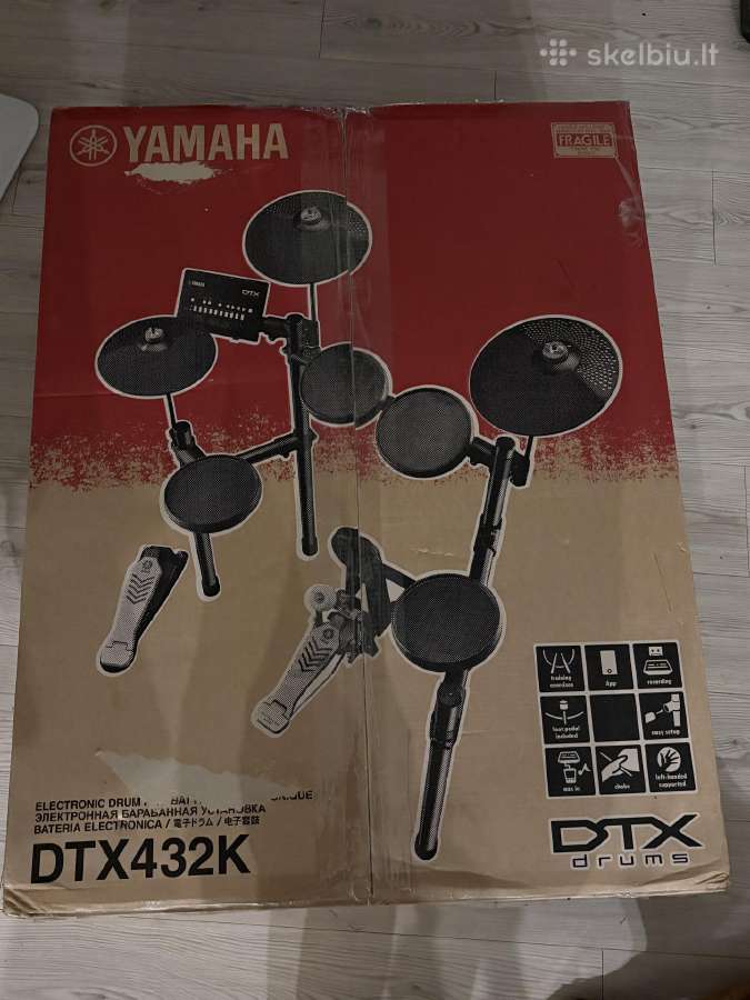 Yamaha Dtx432k elektriniai būgnai - nuotraukos Nr. 2