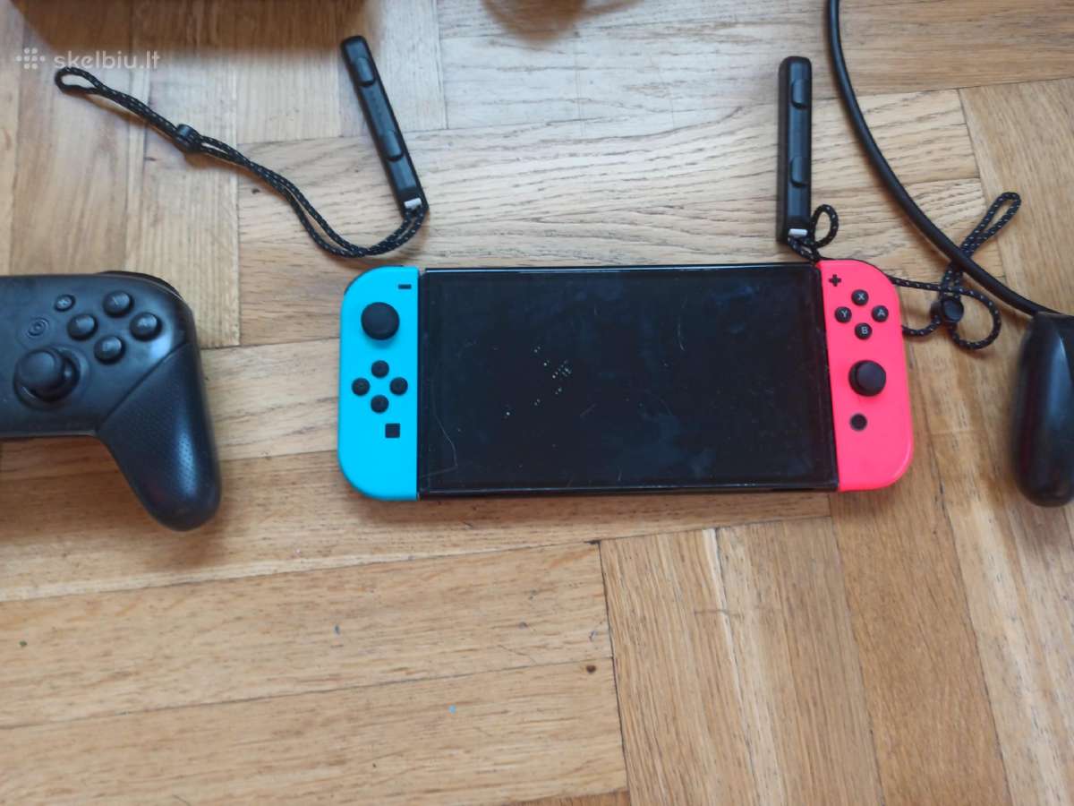 Nintendo switch oled rinkinys su pro controller - nuotraukos Nr. 14