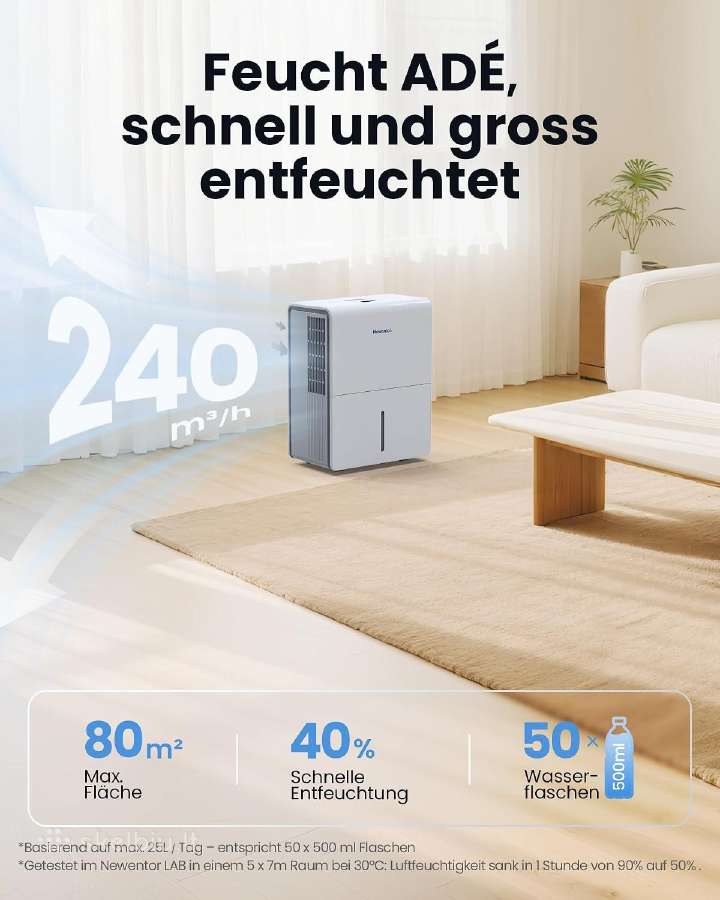 Newentor drėgmės surinktuvas, sausintuvas, 25l - nuotraukos Nr. 3