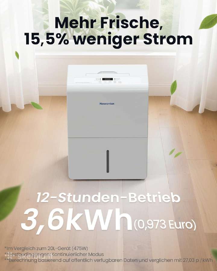 Newentor drėgmės surinktuvas, sausintuvas, 25l - nuotraukos Nr. 4