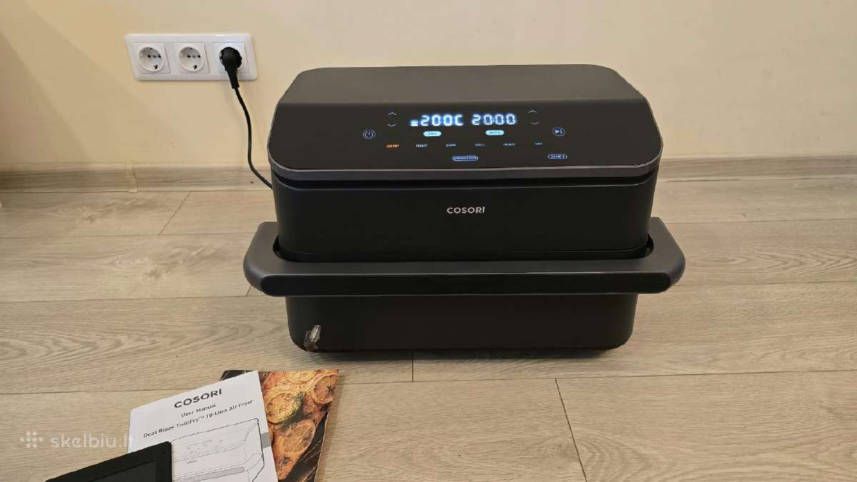 Cosori Dual Blaze Twin karšto oro gruzdintuvė, 10l - nuotraukos Nr. 6