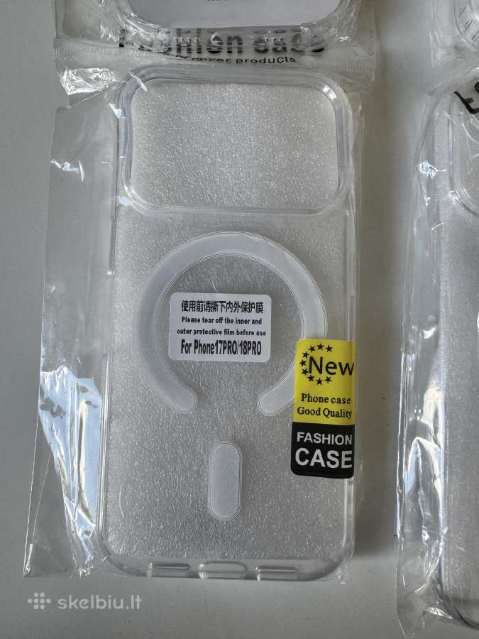 Iphone17/18 Pro ir Pro Max nauji clear case mag - nuotraukos Nr. 5