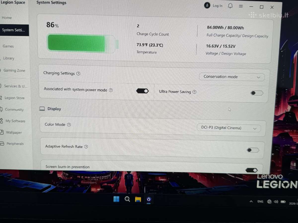 Lenovo Legion 15 Oled - nuotraukos Nr. 4