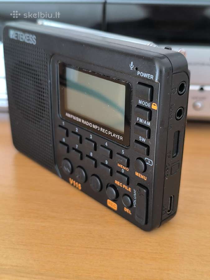 Naujas Retekess V115 radio imtuvas - nuotraukos Nr. 3