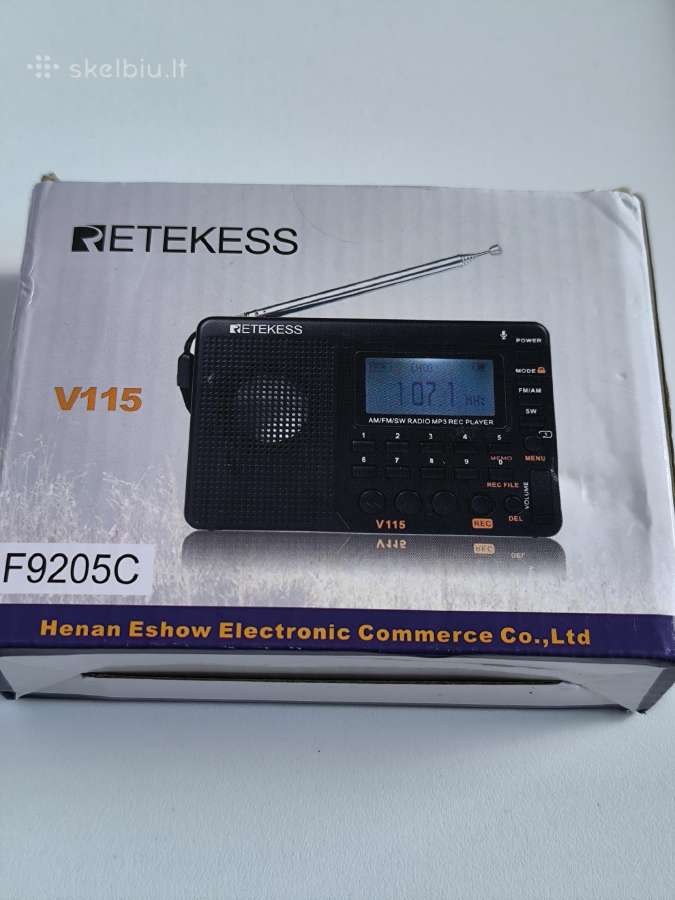 Naujas Retekess V115 radio imtuvas - nuotraukos Nr. 8