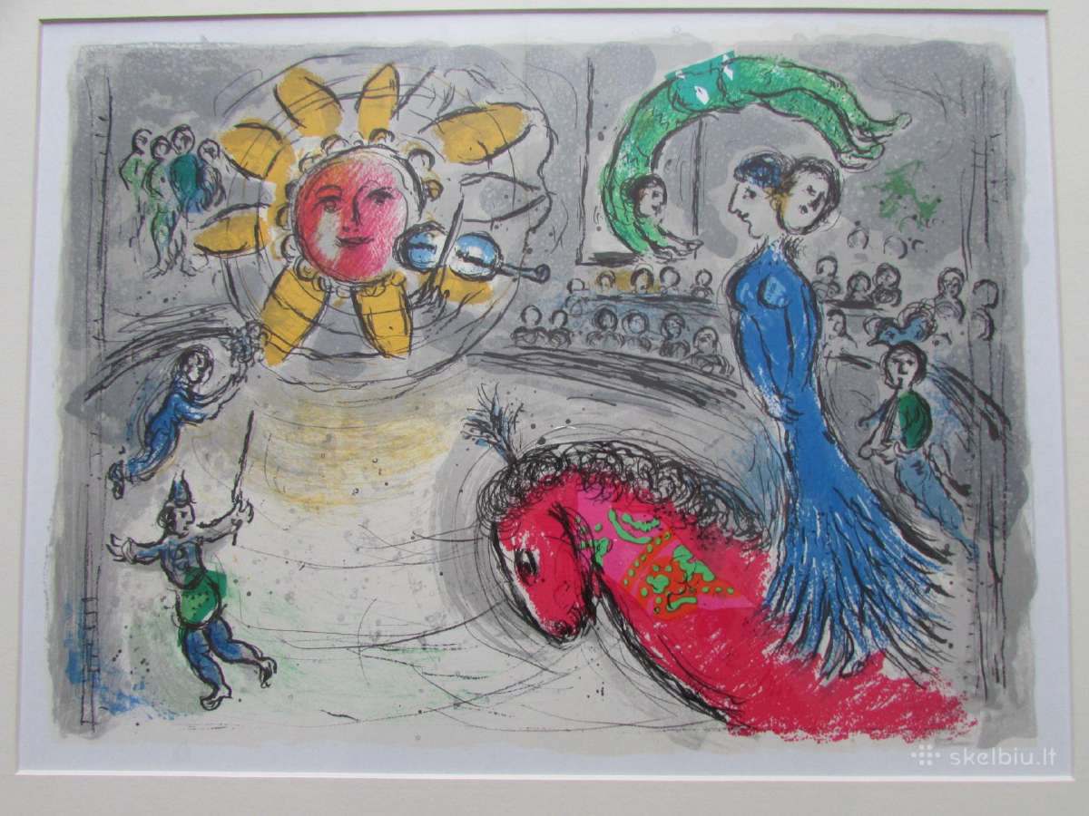 Marc Chagall, keturios litografijos. - nuotraukos Nr. 2
