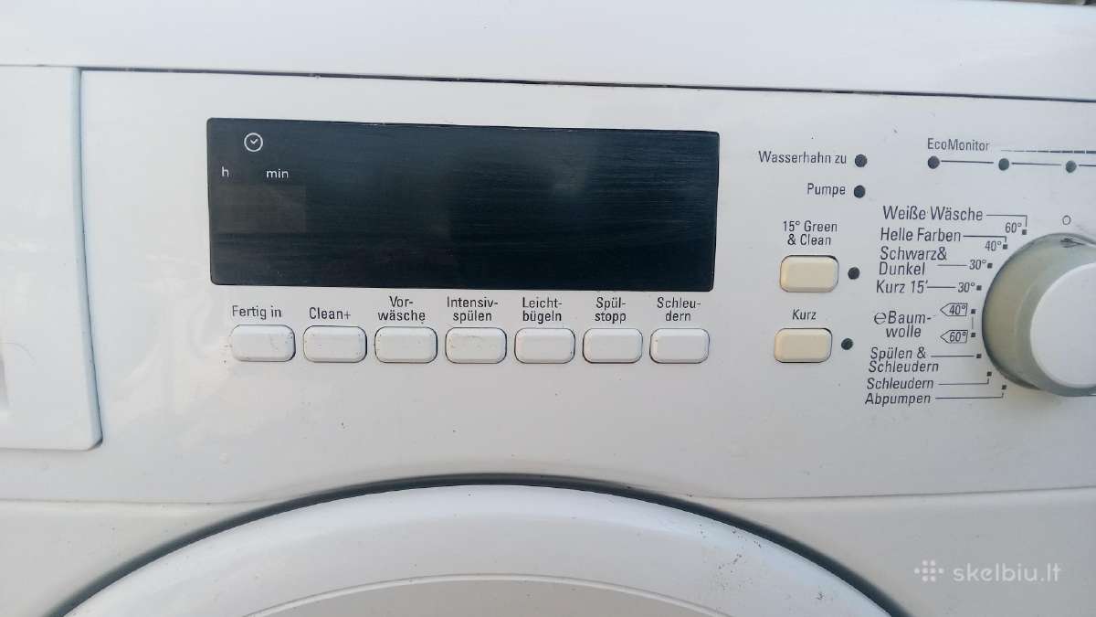 Skalbymo masina pakraunama is priekio. - nuotraukos Nr. 5