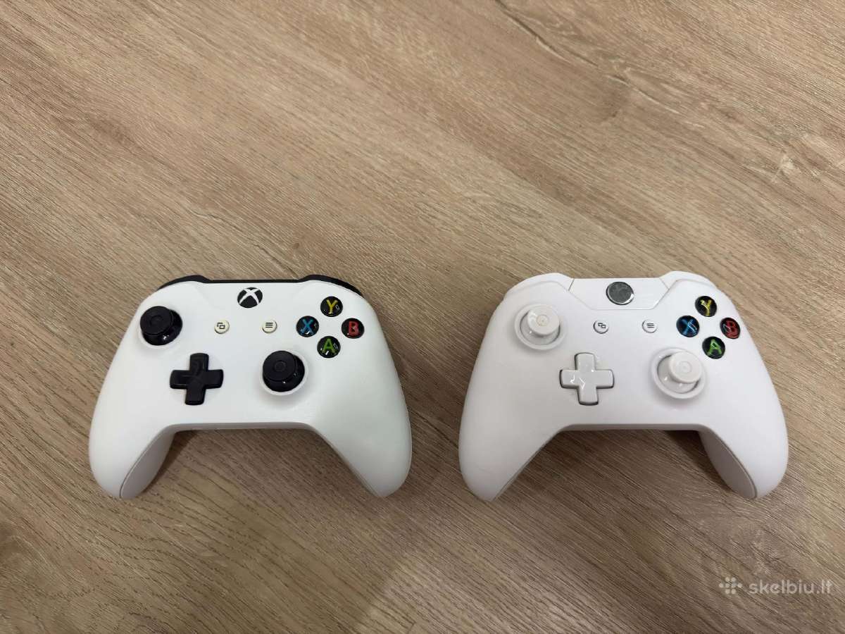 Xbox One S 500gb baltas + 2 pulteliai + Nba 2k19 - nuotraukos Nr. 2