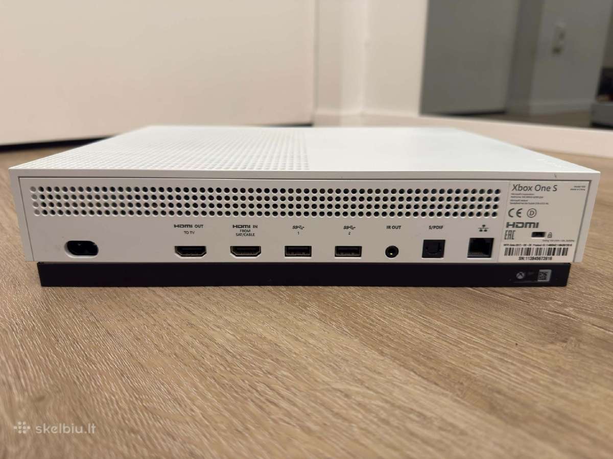 Xbox One S 500gb baltas + 2 pulteliai + Nba 2k19 - nuotraukos Nr. 4