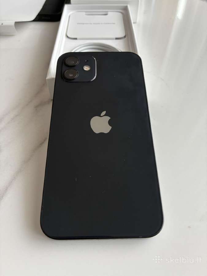 iPhone 12 128 GB juodas puikios būklės - nuotraukos Nr. 3