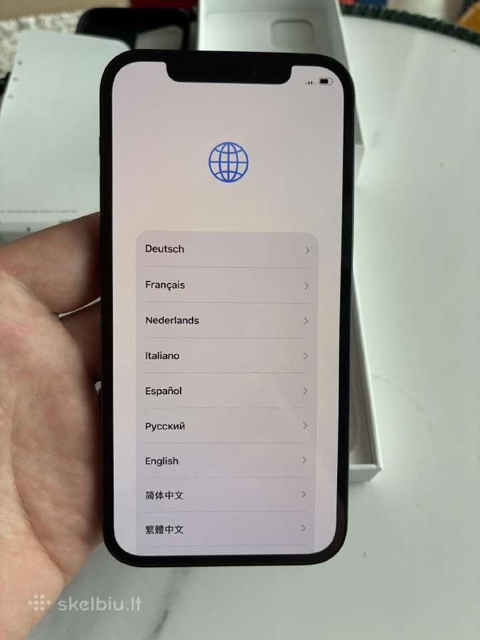 iPhone 12 128 GB juodas puikios būklės - nuotraukos Nr. 9