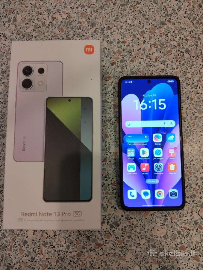 Parduodamas Xiaomi Redmi note 13 pro 5G - nuotraukos Nr. 3