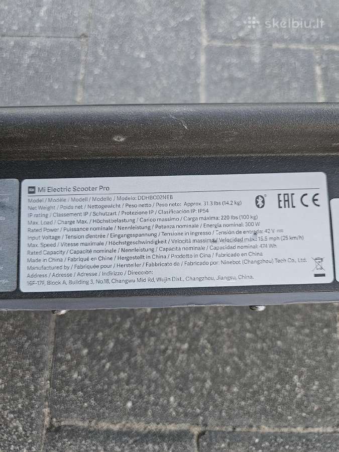 Elektr. paspirtukai Xiaomi Mi Electric Scooter Pro - nuotraukos Nr. 17