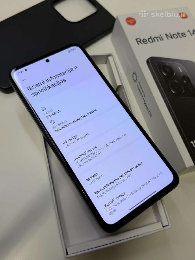 Xiaomi Redmi Note 14 256 - nuotraukos Nr. 4