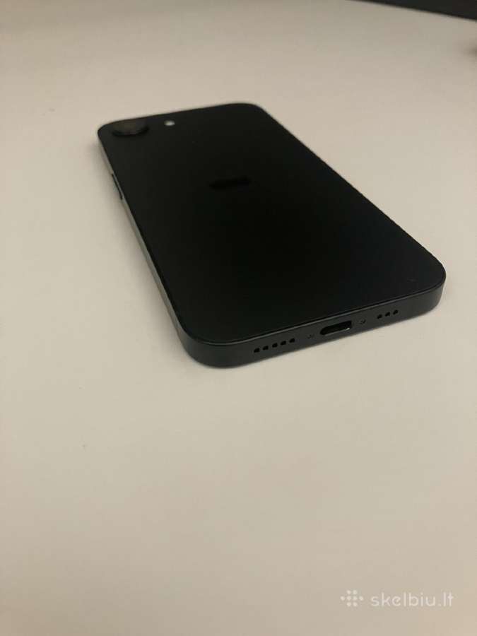 iPhone 16e, Juodas, 128 GB - nuotraukos Nr. 3