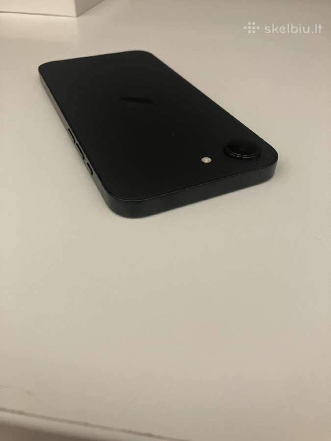 iPhone 16e, Juodas, 128 GB - nuotraukos Nr. 4