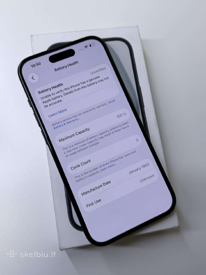iPhone 15 128 - 100% - nuotraukos Nr. 4