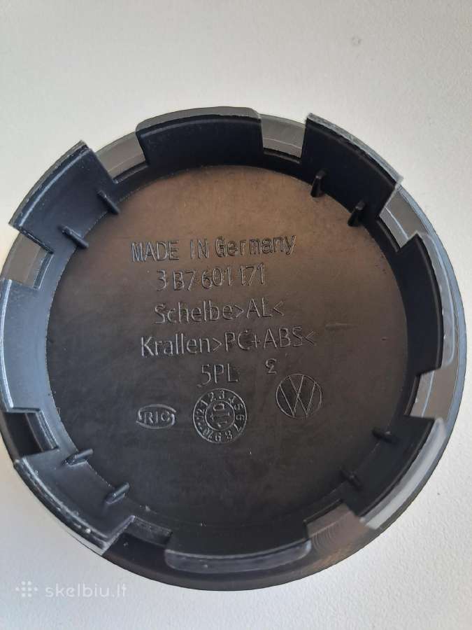 Volkswagen ratų dangteliai 65mm, 4 Vnt. - nuotraukos Nr. 3