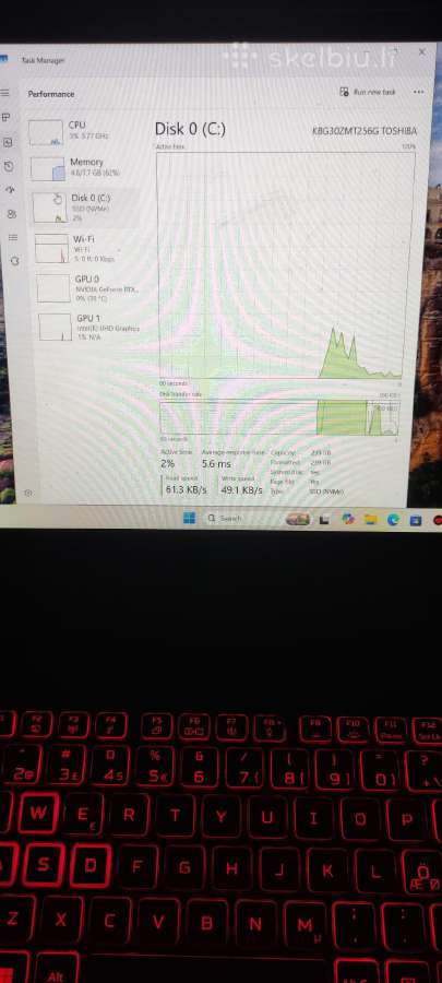 Acer Nitro 5 An515 - nuotraukos Nr. 6