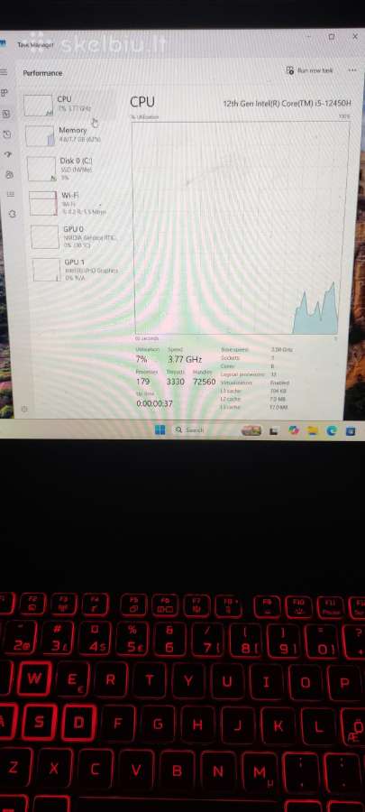 Acer Nitro 5 An515 - nuotraukos Nr. 8