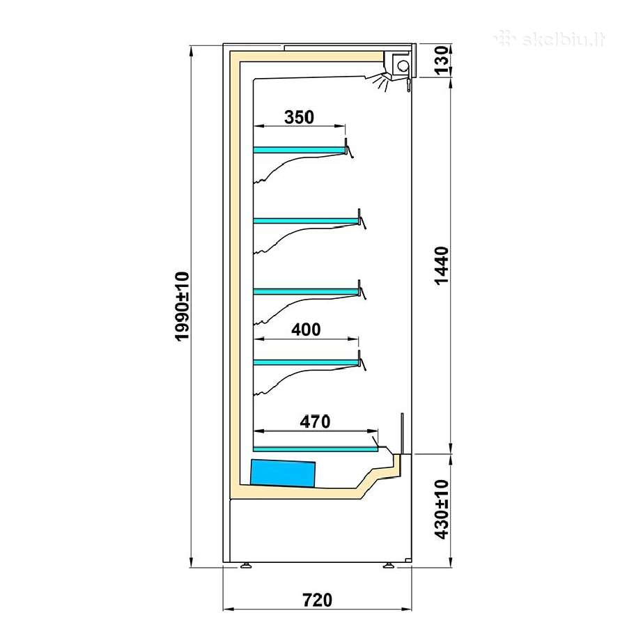 Šaldymo vitrina - Igloo Variant 1.88 70l Du - nuotraukos Nr. 7