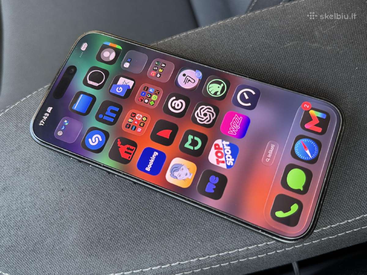 Apple iPhone 15 Pro 256gb - nuotraukos Nr. 3