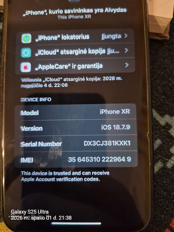 iPhone Xr - nuotraukos Nr. 6