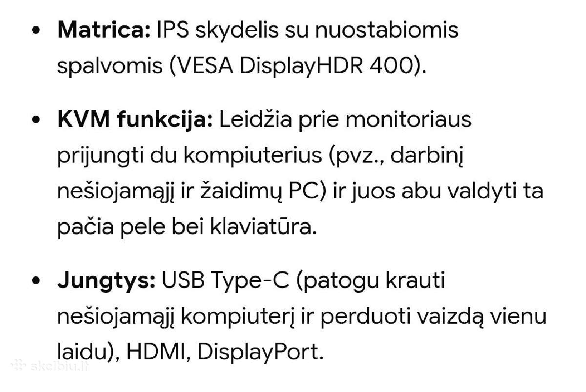 Gigabyte M34wq žaidimų monitorius - nuotraukos Nr. 4