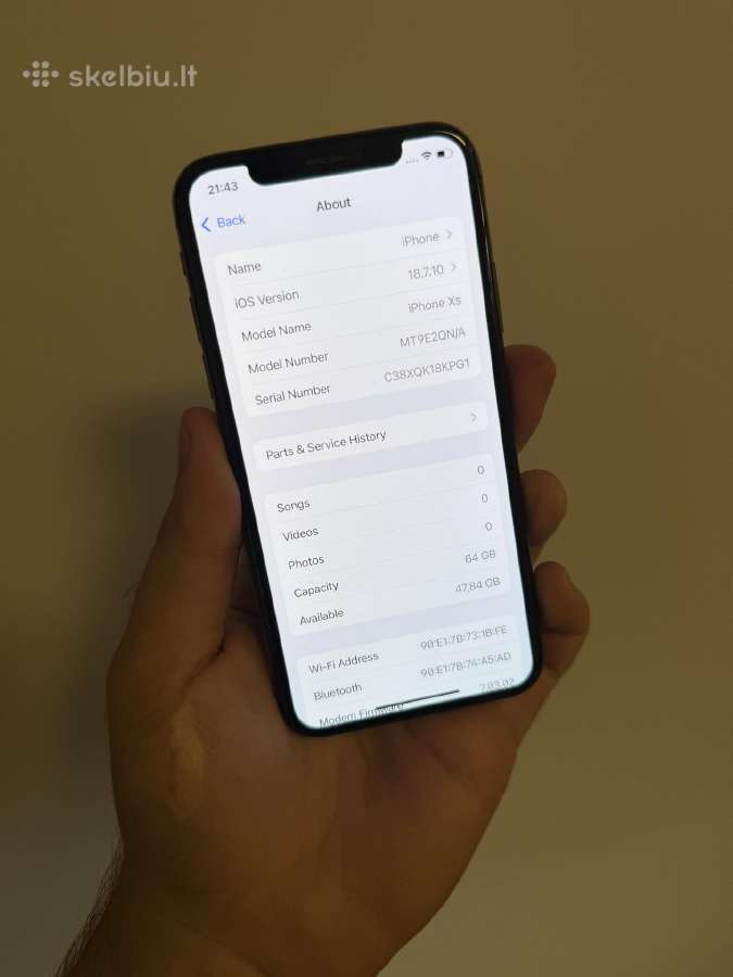 iPhone XS - 100% baterija - nuotraukos Nr. 3