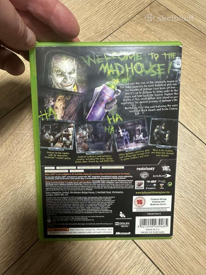 Batman Arkham Asylum Xbox 360 - nuotraukos Nr. 2