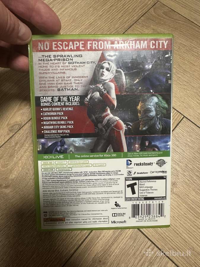 Batman Arkham City Goty edition Xbox 360 - nuotraukos Nr. 2