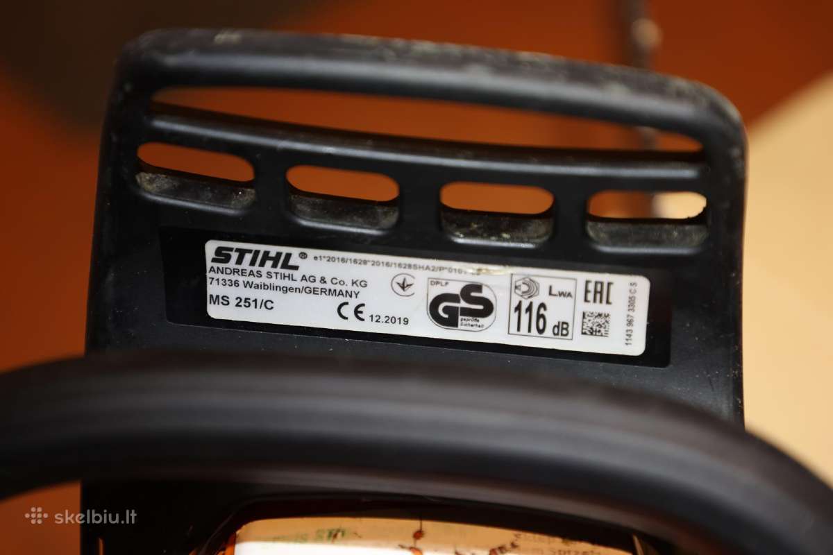 Stihl Ms 251c 2.2kw - nuotraukos Nr. 3