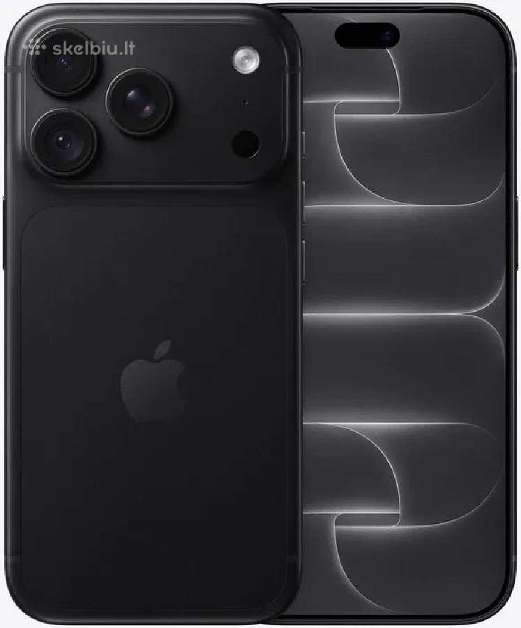 Naujas Apple iPhone 18 pro max 256 black - nuotraukos Nr. 2