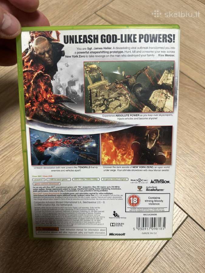 Prototype 2 Xbox 360 - nuotraukos Nr. 2