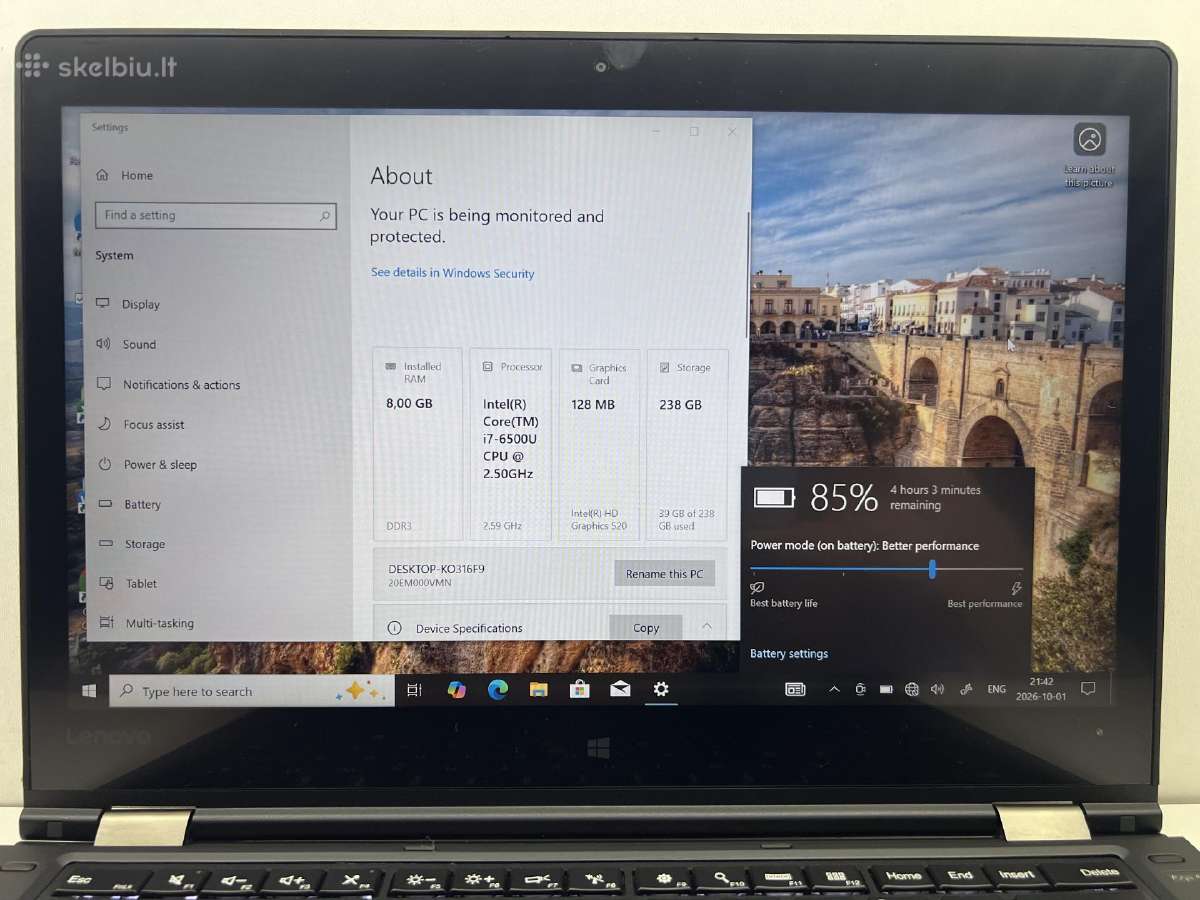 Lenovo thinkpad yoga 460 - nuotraukos Nr. 3