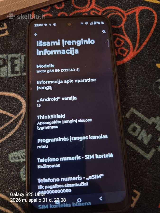 Motorola g54 5G - nuotraukos Nr. 3
