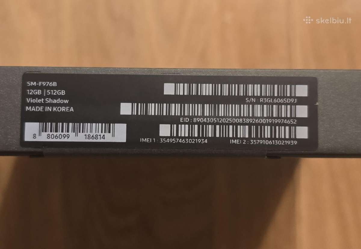 Samsung Z Fold8 Ultra 512 GB (Naujas) - nuotraukos Nr. 2