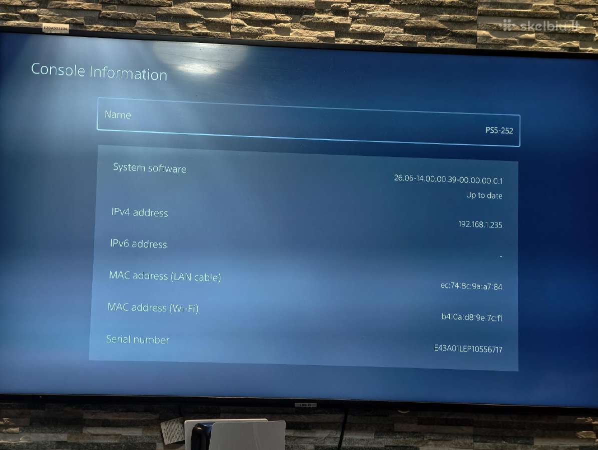 Ps5 slim digital - nuotraukos Nr. 8