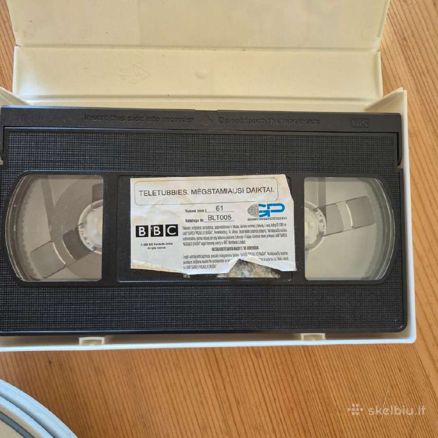 Teletabiai Mėgstamiausi daiktai Vhs kasetė - nuotraukos Nr. 2