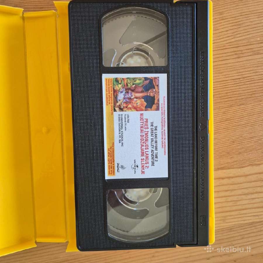 Prieš žmonijos laikus II Vhs kasete - nuotraukos Nr. 2