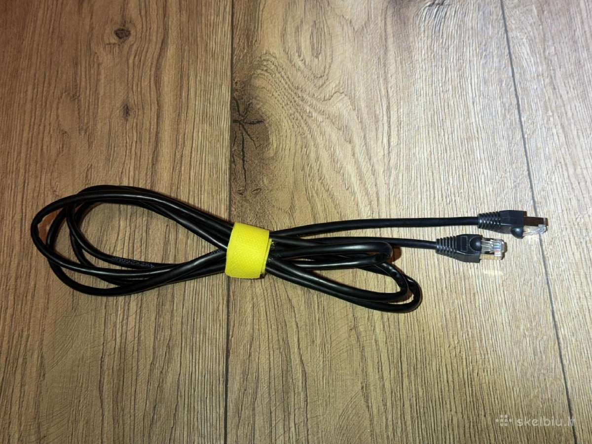 2m Cat 5e Ethernet kabelis, juodas - nuotraukos Nr. 2