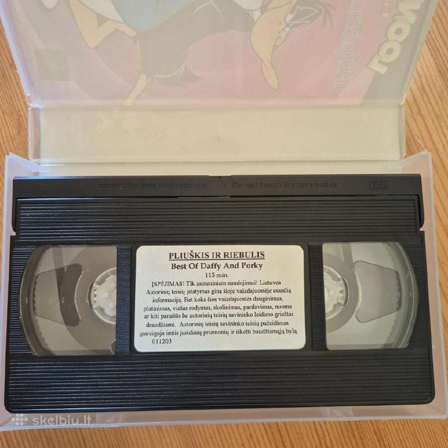 Pliuškis ir Riebulis“ Best Of Daffy And Porky vhs - nuotraukos Nr. 2